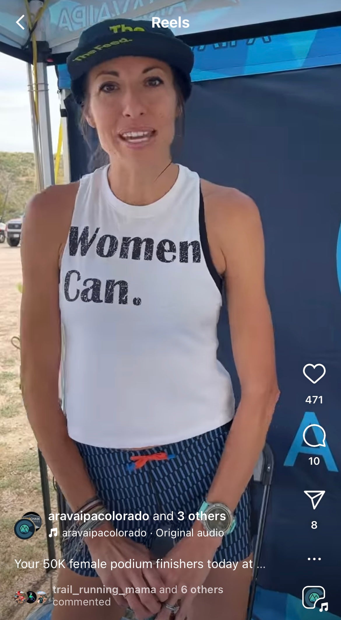 Women Can. Crop Muscle Raw Edge Racerback